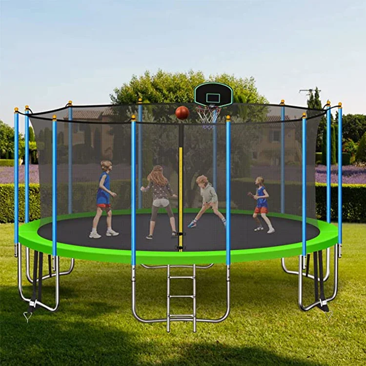 Kids Outdoor Trampoline - # Para trampolín redondo sin resorte