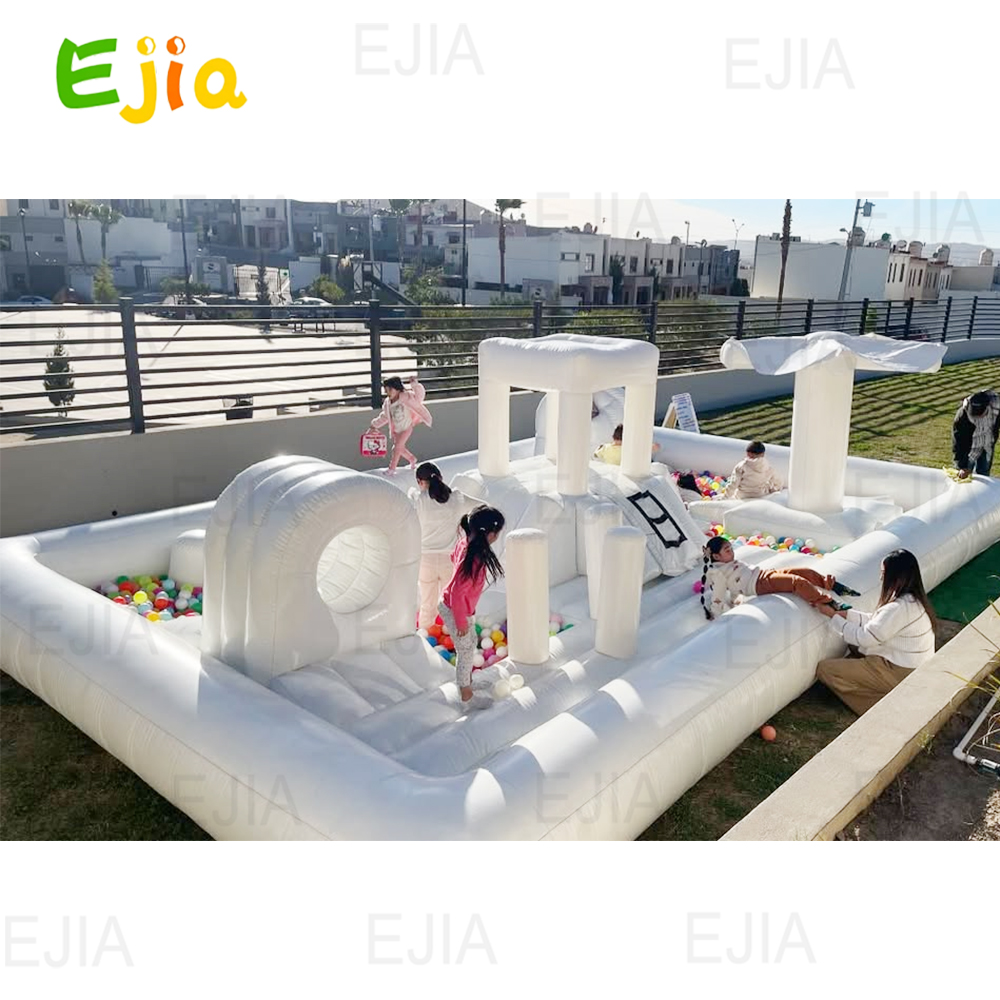 Kids Outdoor Obstacle Course Equipment - Buttafuente inflable, tobogán de agua para