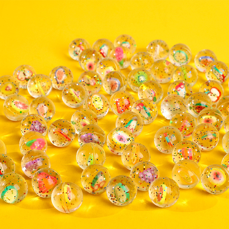 Kids Outdoor Easter Gifts - Bolas hinchables transparentes con purpurina para