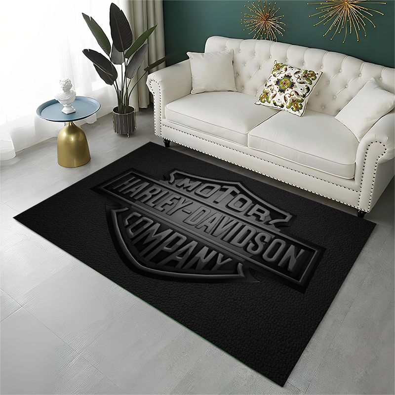 Kids Outdoor Mat - Alfombra Antideslizante Retro H-Harleys Racing Moto