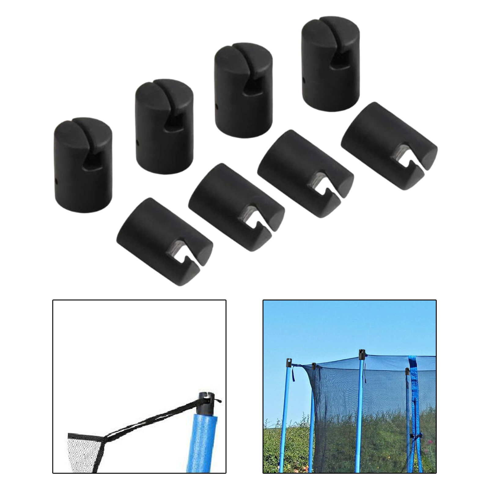 Kids Outdoor Trampoline - Tapas de poste de trampolín para