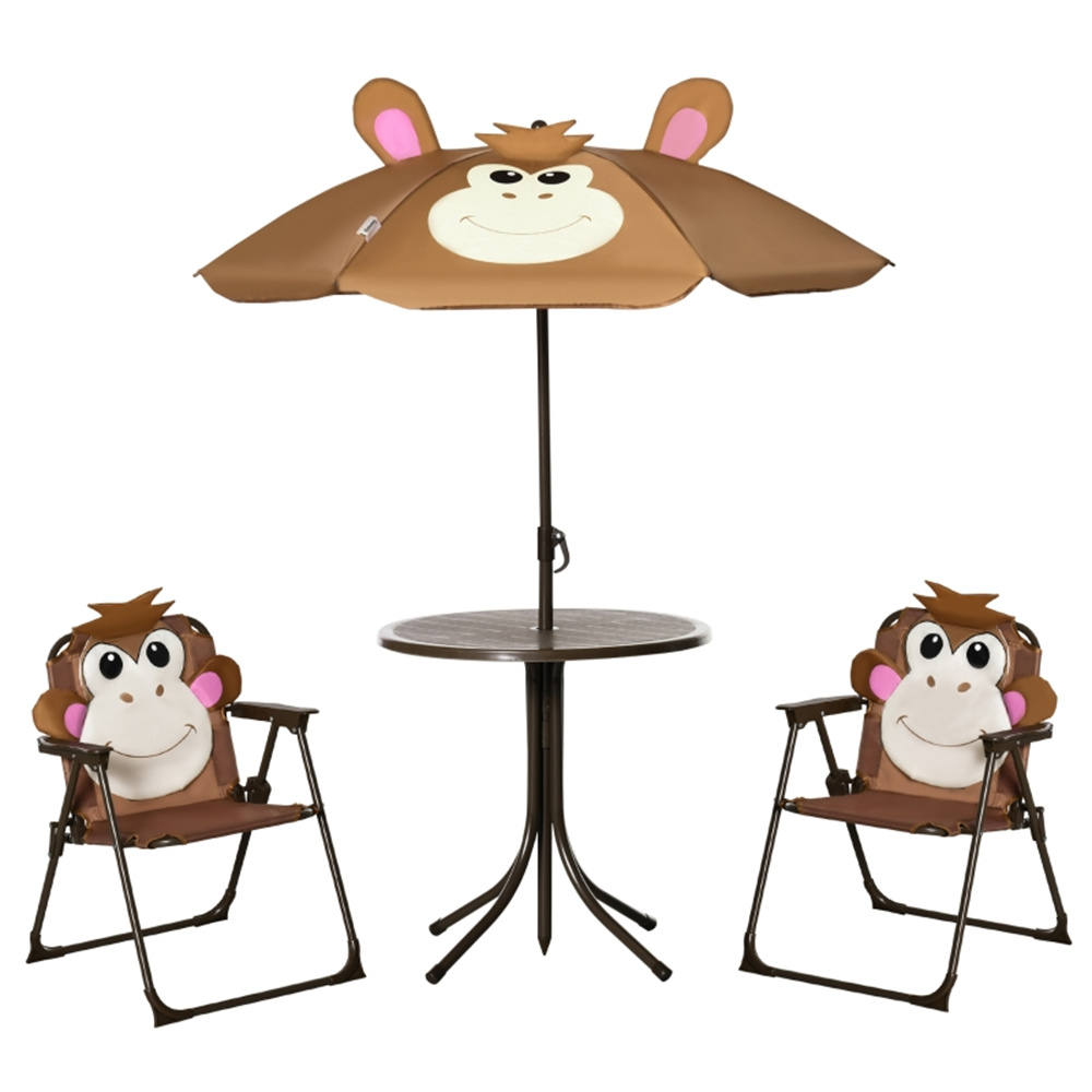 Kids Outdoor Dining Set - Juego de Mesa y Sillas Infantiles
