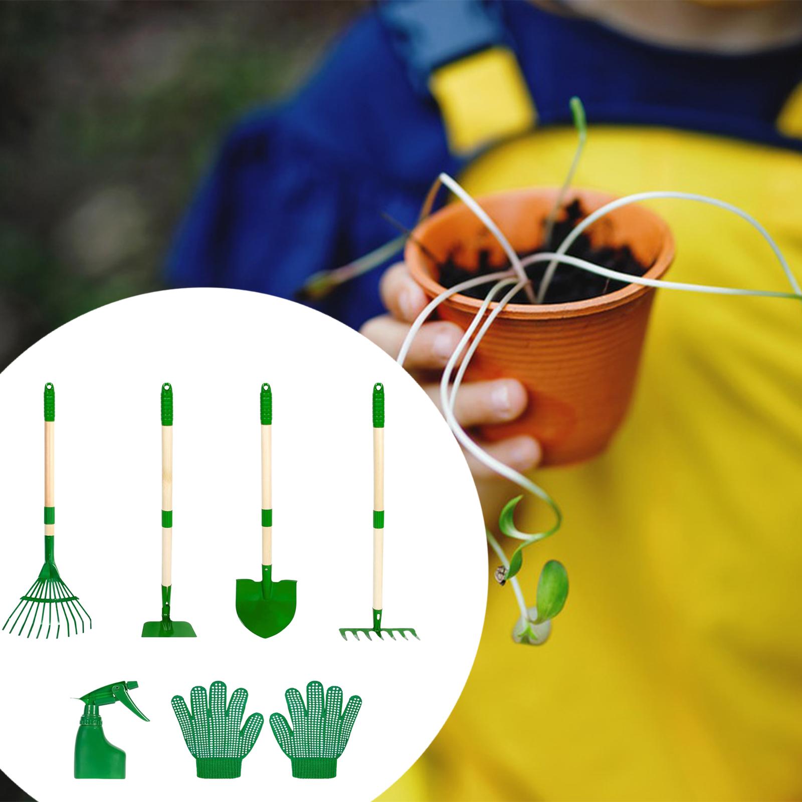 Kids Outdoor Learning Activities - Juego de Herramientas de Jardinería para