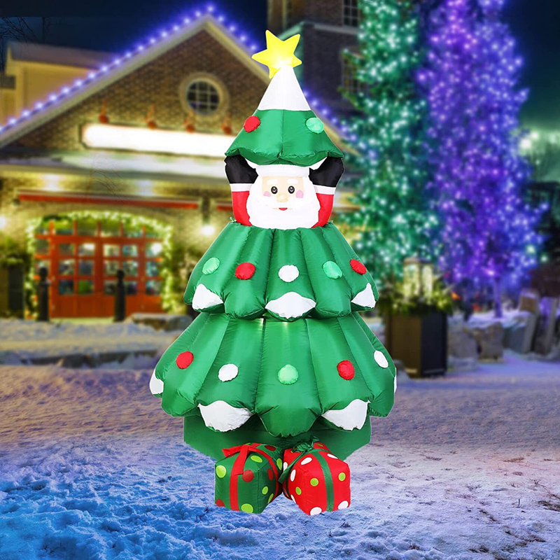Kids Outdoor Xmas Gifts - Árbol de Navidad inflable de 6