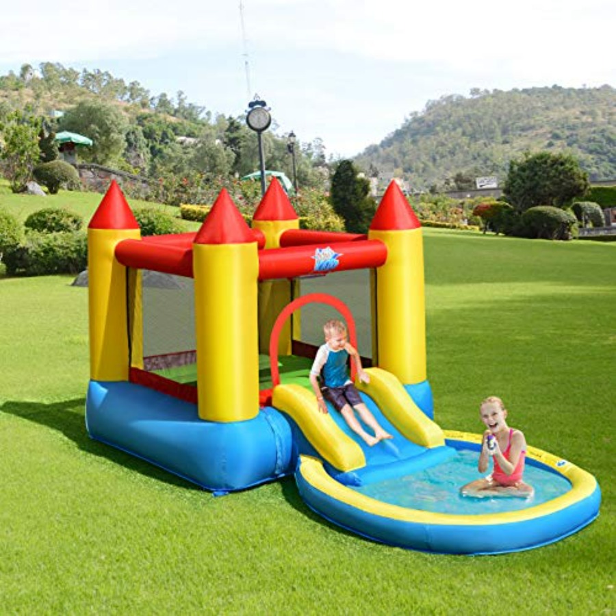Kids Outdoor Jump House - Casa inflable para niños de 3