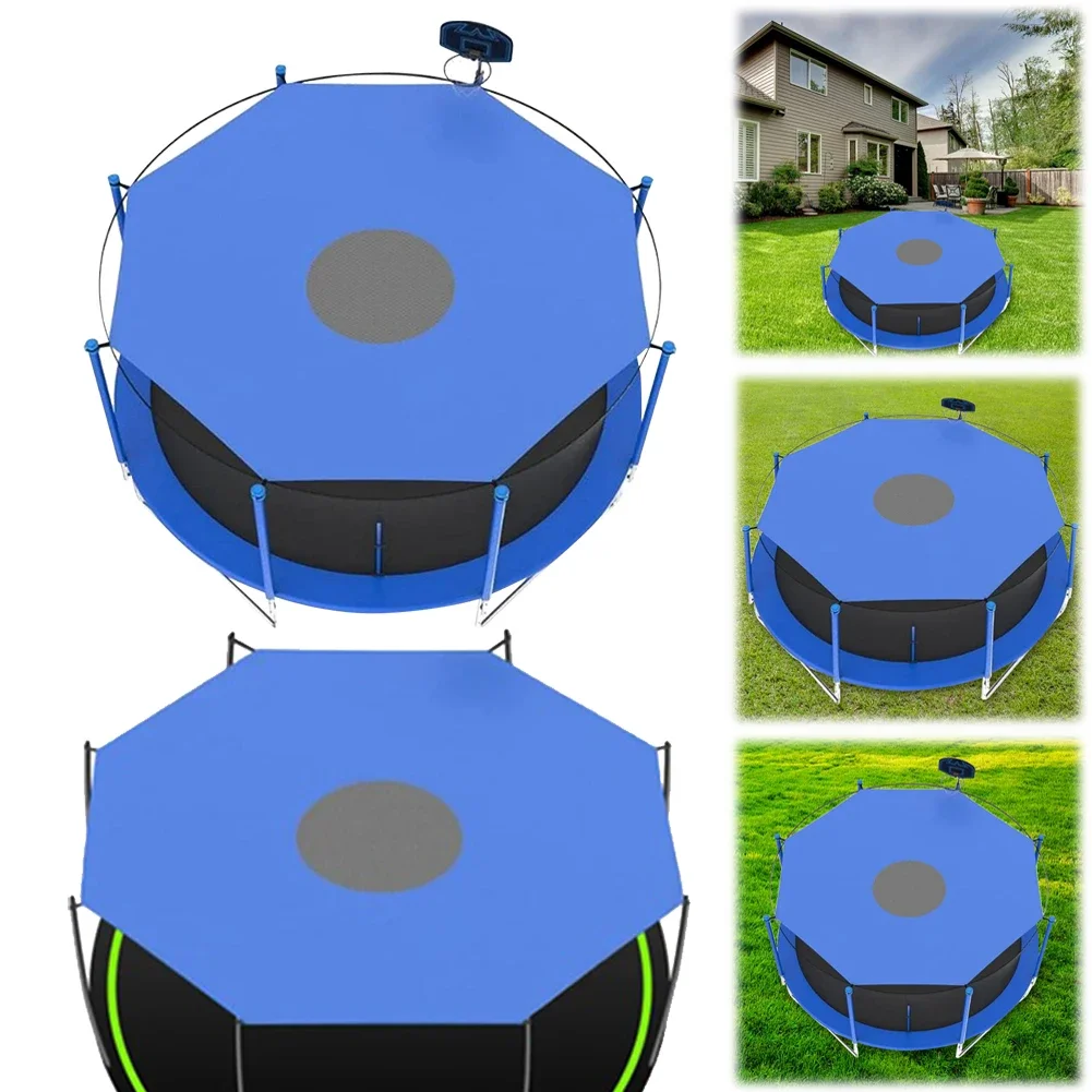 Kids Outdoor Trampoline - Cubierta de trampolín de 6/8/10 pies,