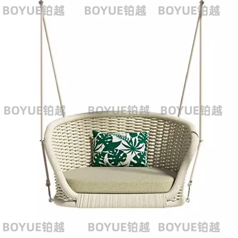 Kids Outdoor Hammock Chair - Silla Colgante de Ratán para Patio