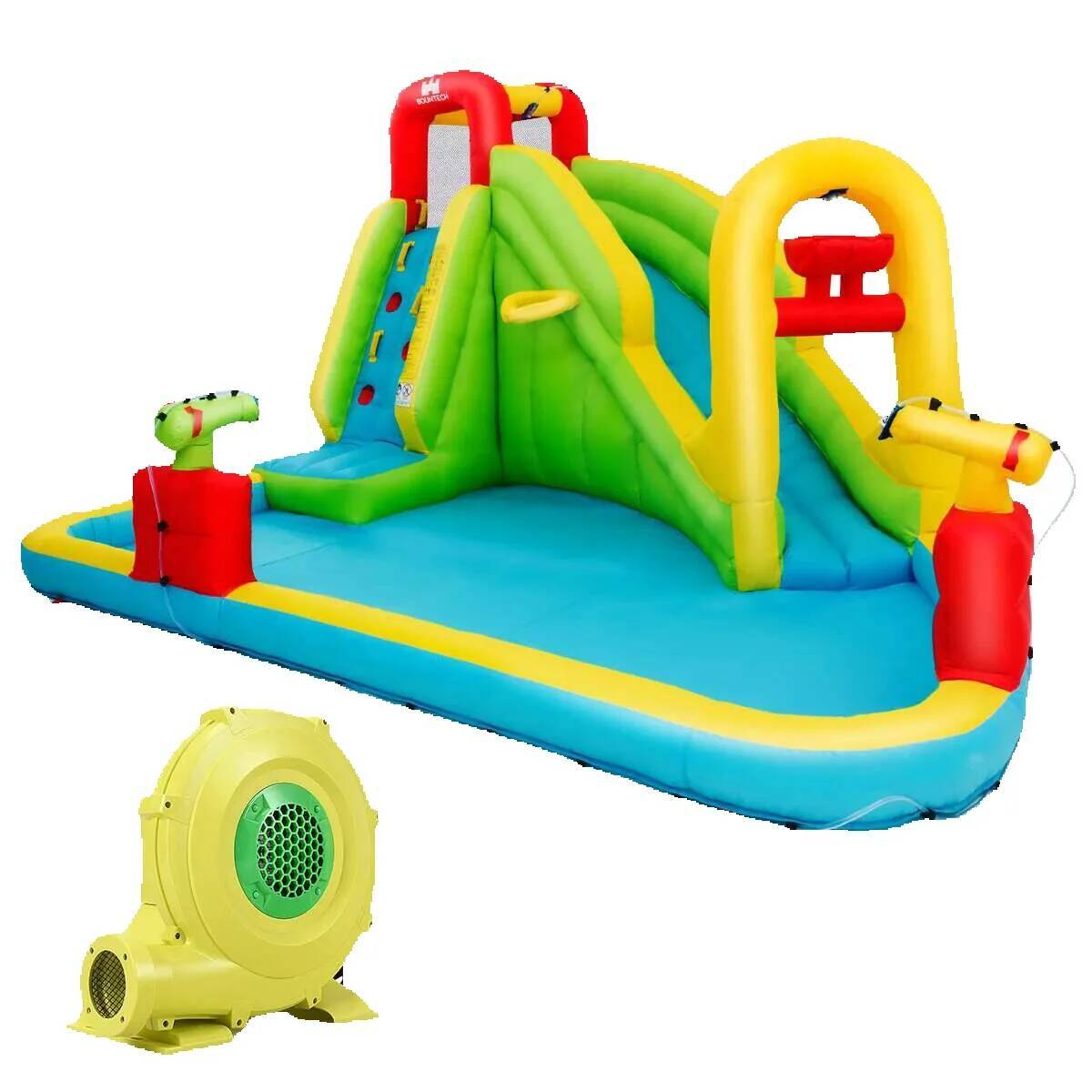 Kids Outdoor Jump House - Tobogán de salto para casa de