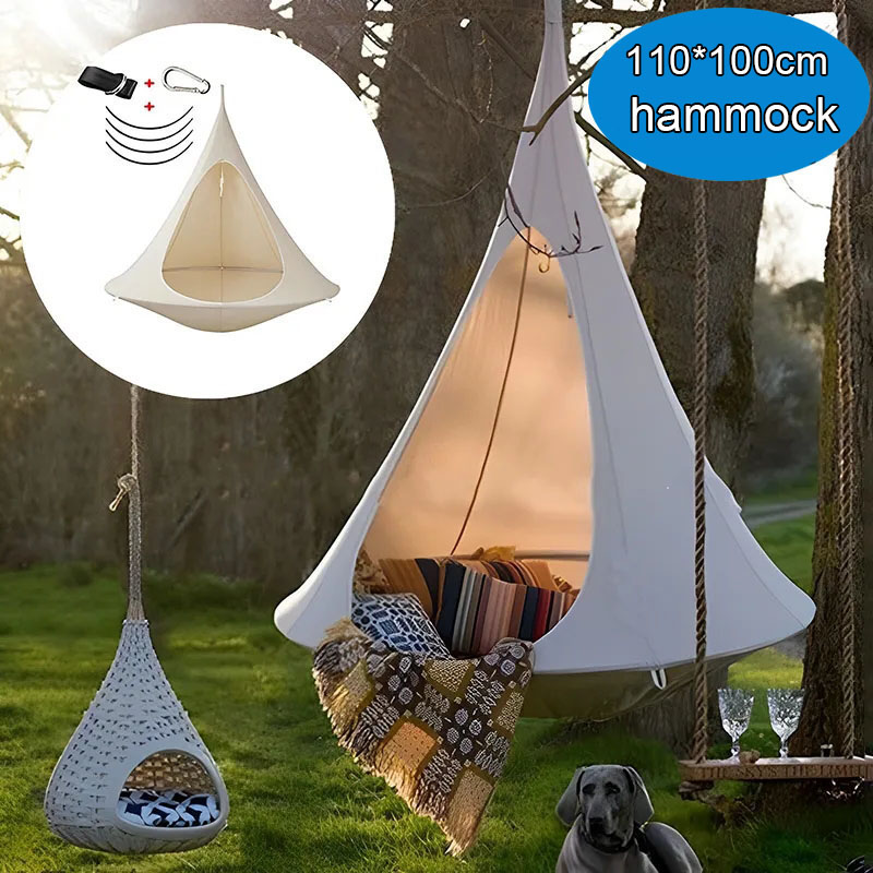Kids Outdoor Hammock Chair - Hamaca Impermeable para Exteriores, Silla Colgante