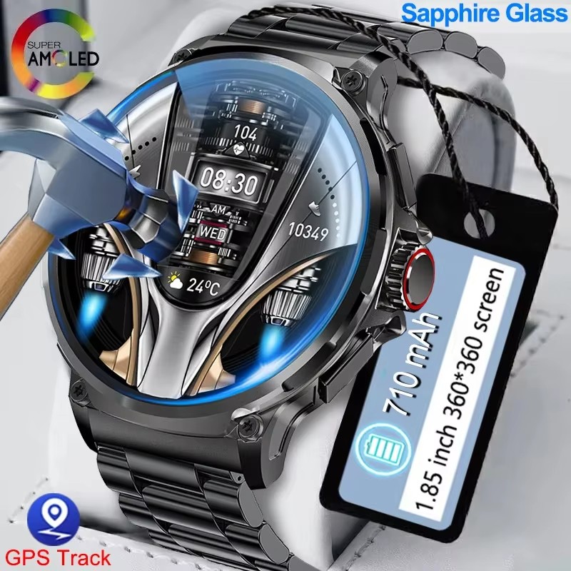 Kids Outdoor Zone - 2025 resistente militar GPS lP68 reloj