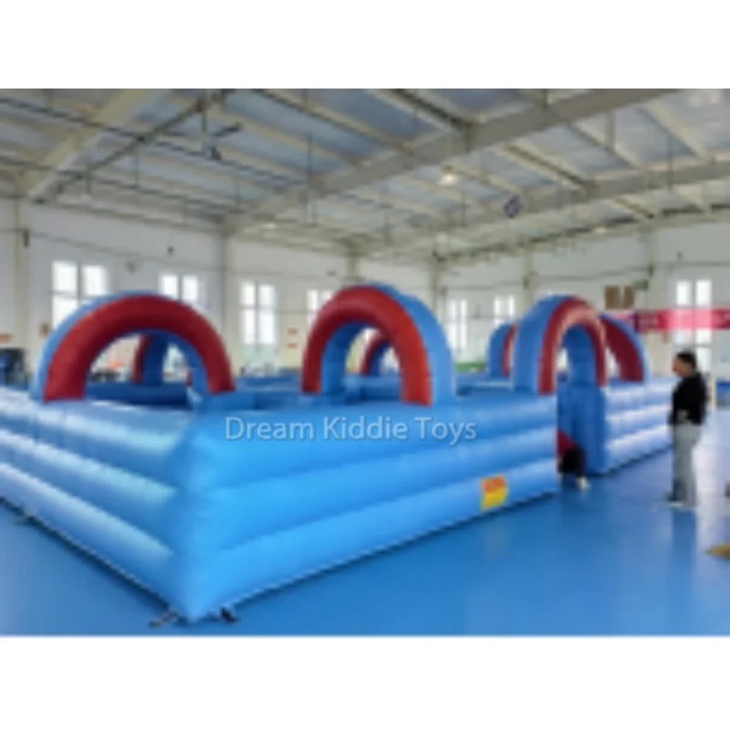 Kids Outdoor Obstacle Course Equipment - Túnel Inflable Gigante de PVC para