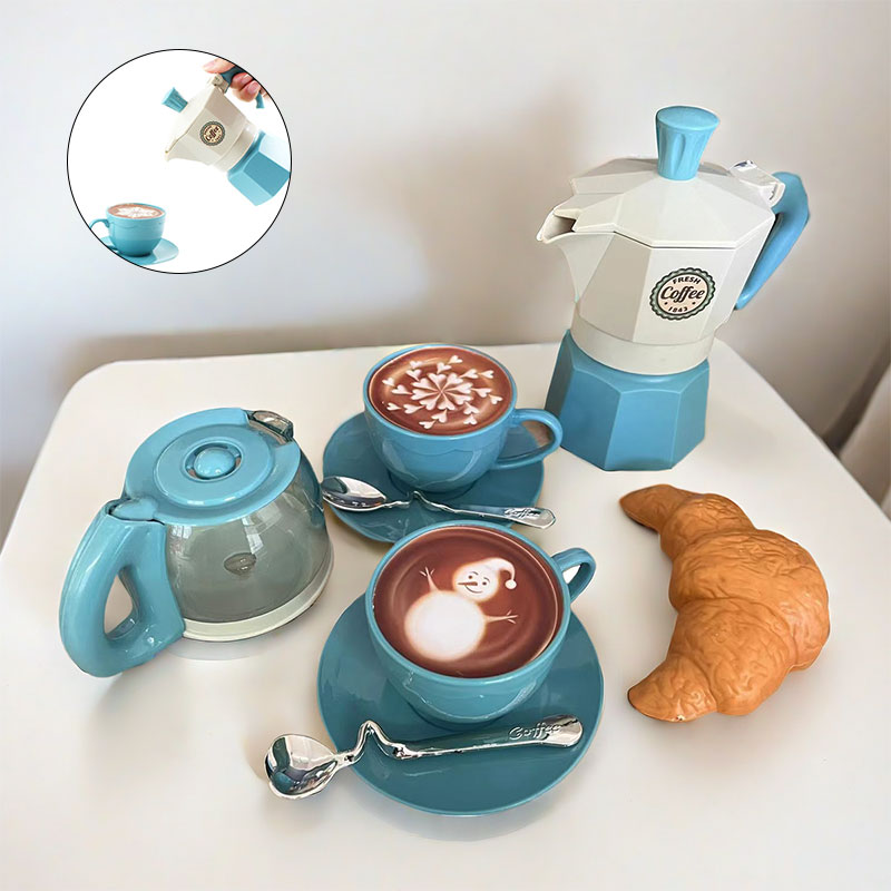Kids Outdoor Dining Set - Juego de café de simulación para