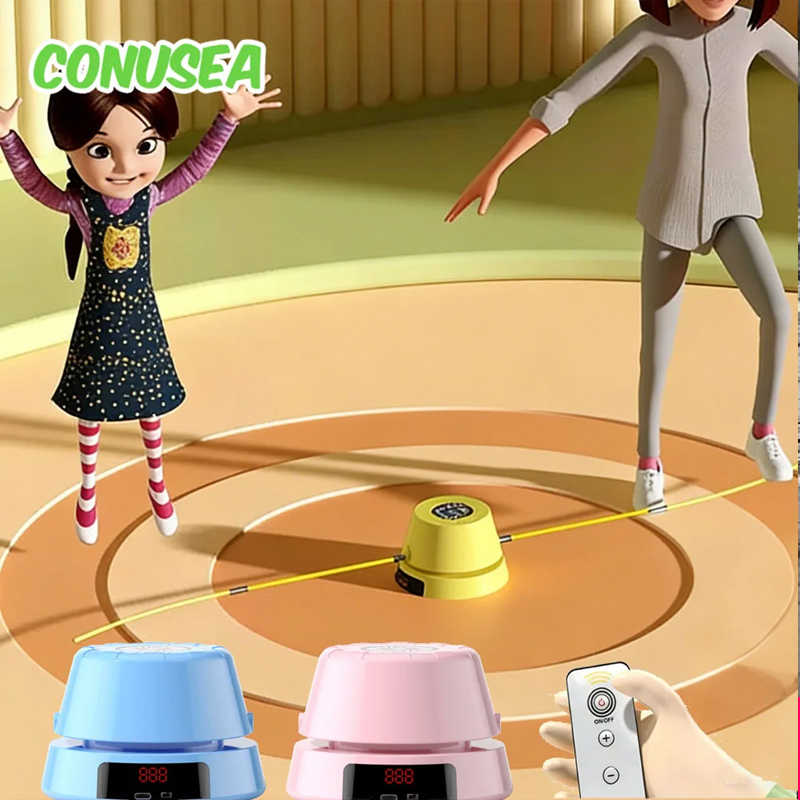 Kids Indoor Outdoor Games - Máquina de saltar la cuerda eléctrica,