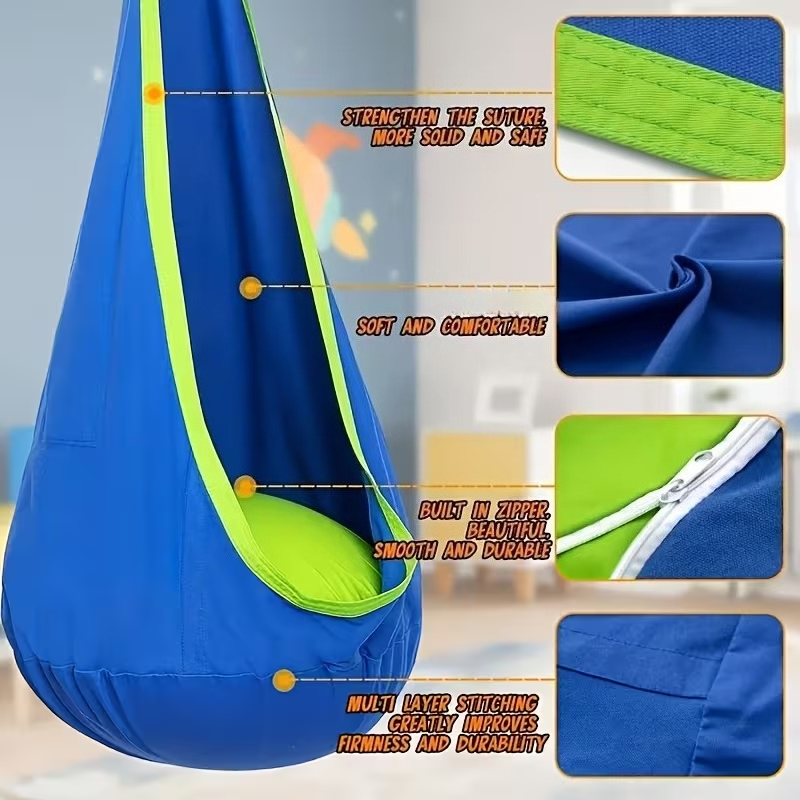 Kids Outdoor Hammock Chair - Silla Colgante para Niños, Columpio Infantil