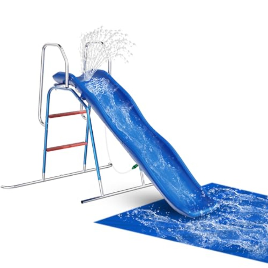 Kids Outdoor Zone - Tobogán acuático para niños, material de