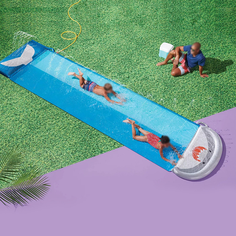 Kids Outdoor Mat - Estera interactiva de tobogán de agua