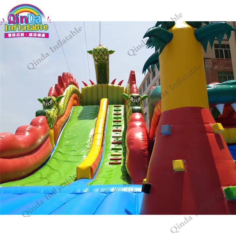 Kids Outdoor Jump House - Castillo inflable grande de 17x11m, castillo