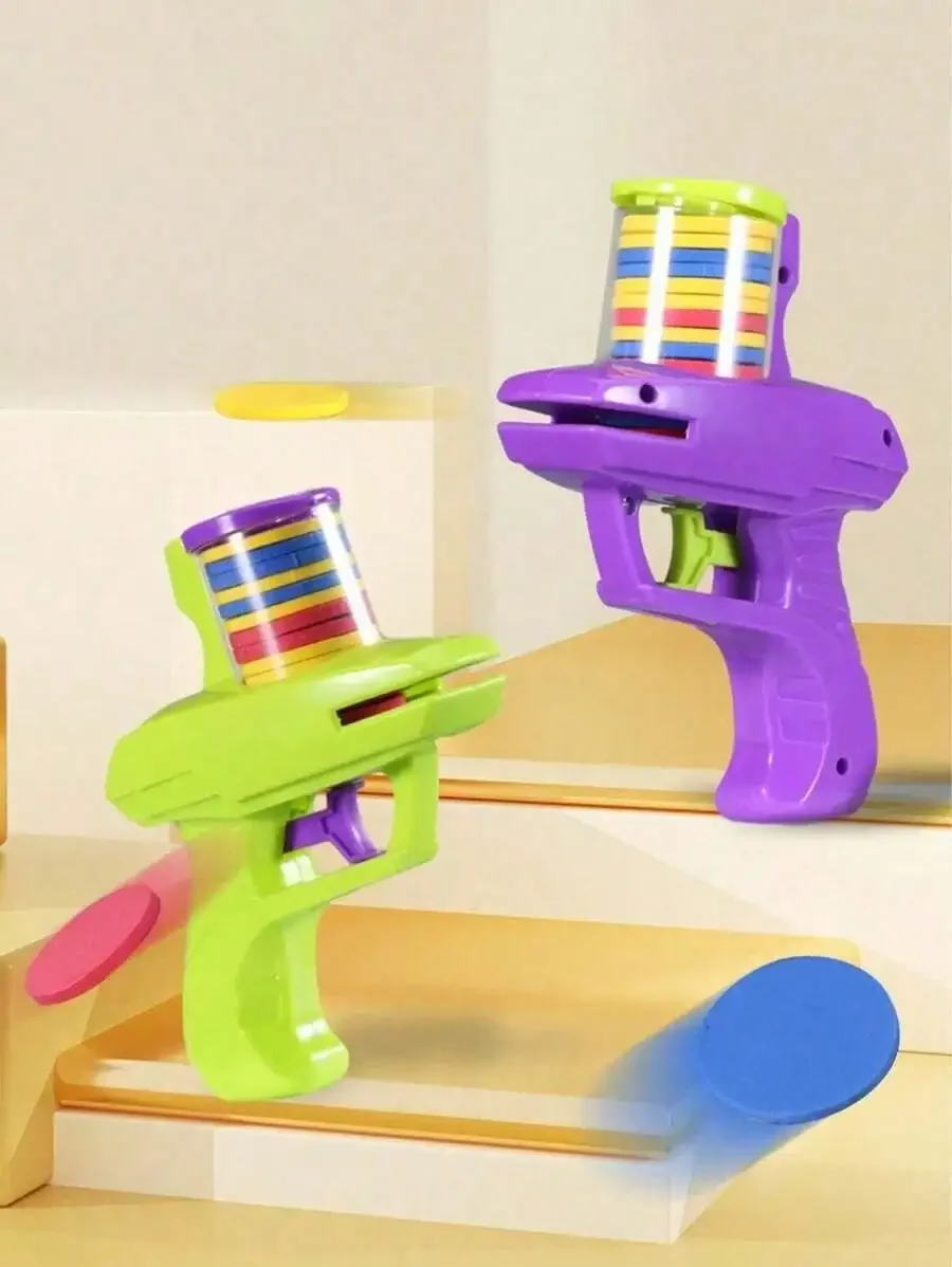 Kids Indoor Outdoor Games - Lanzador de discos 2026, juguetes para