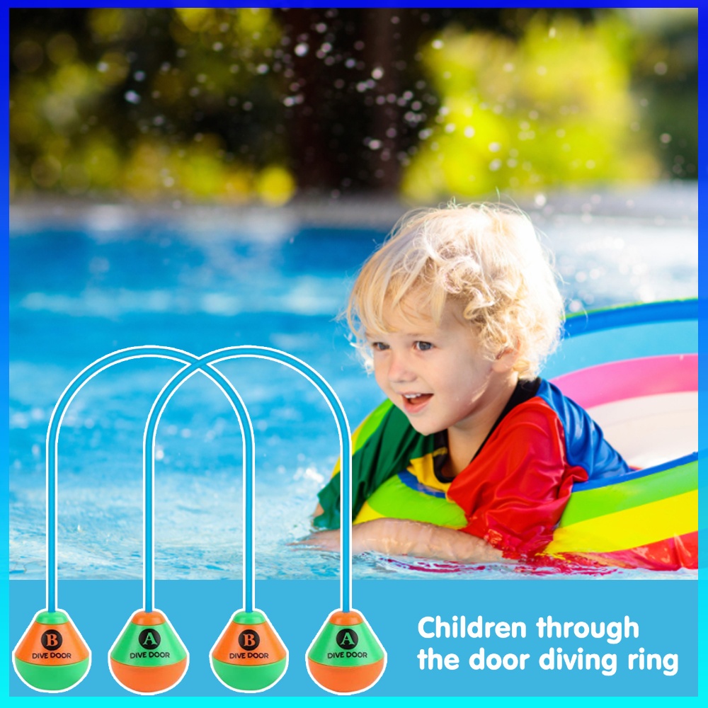 Kids Indoor Outdoor Games - Juego de 2 Anillos de Natación