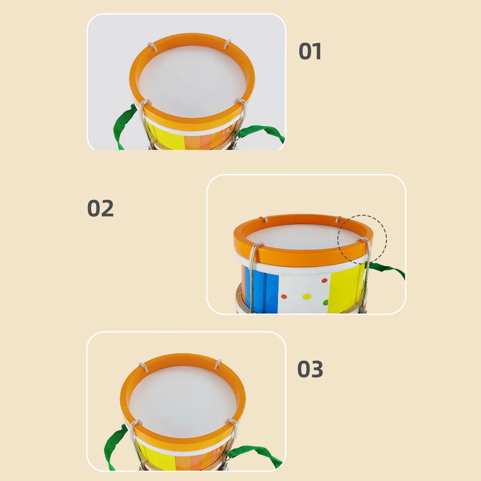 Kids Outdoor Learning Activities - Tambor de mano de 7,87 pulgadas
