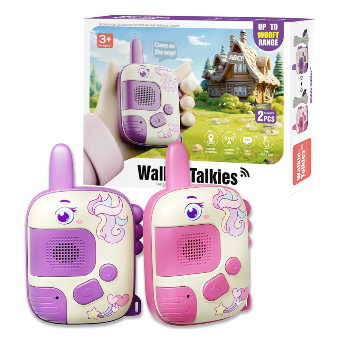 Kids Outdoor Xmas Gifts - 2 uds Walkie Talkie juguetes para