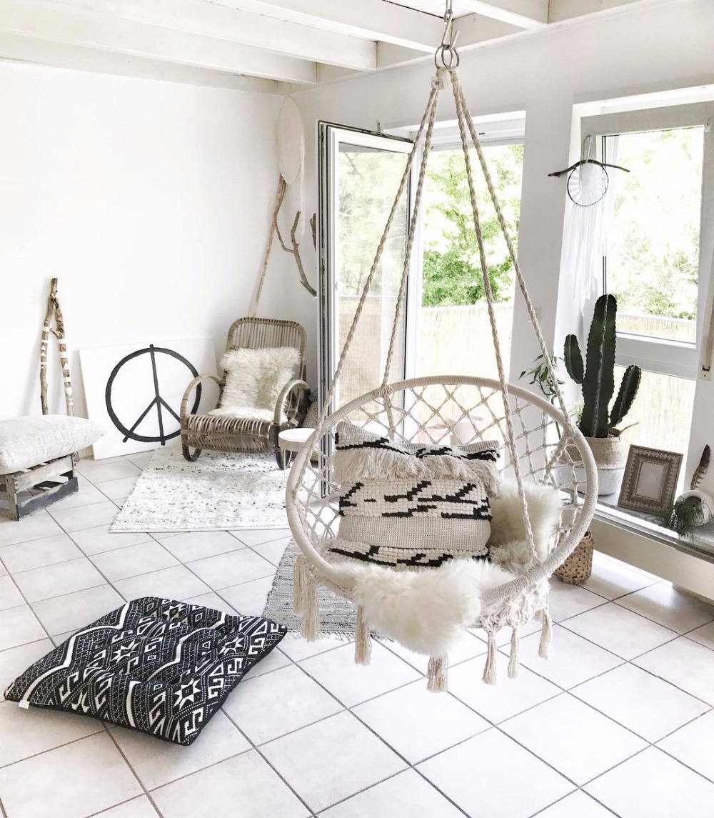 Kids Outdoor Hammock Chair - 2025 Jardín nórdico hecho a mano
