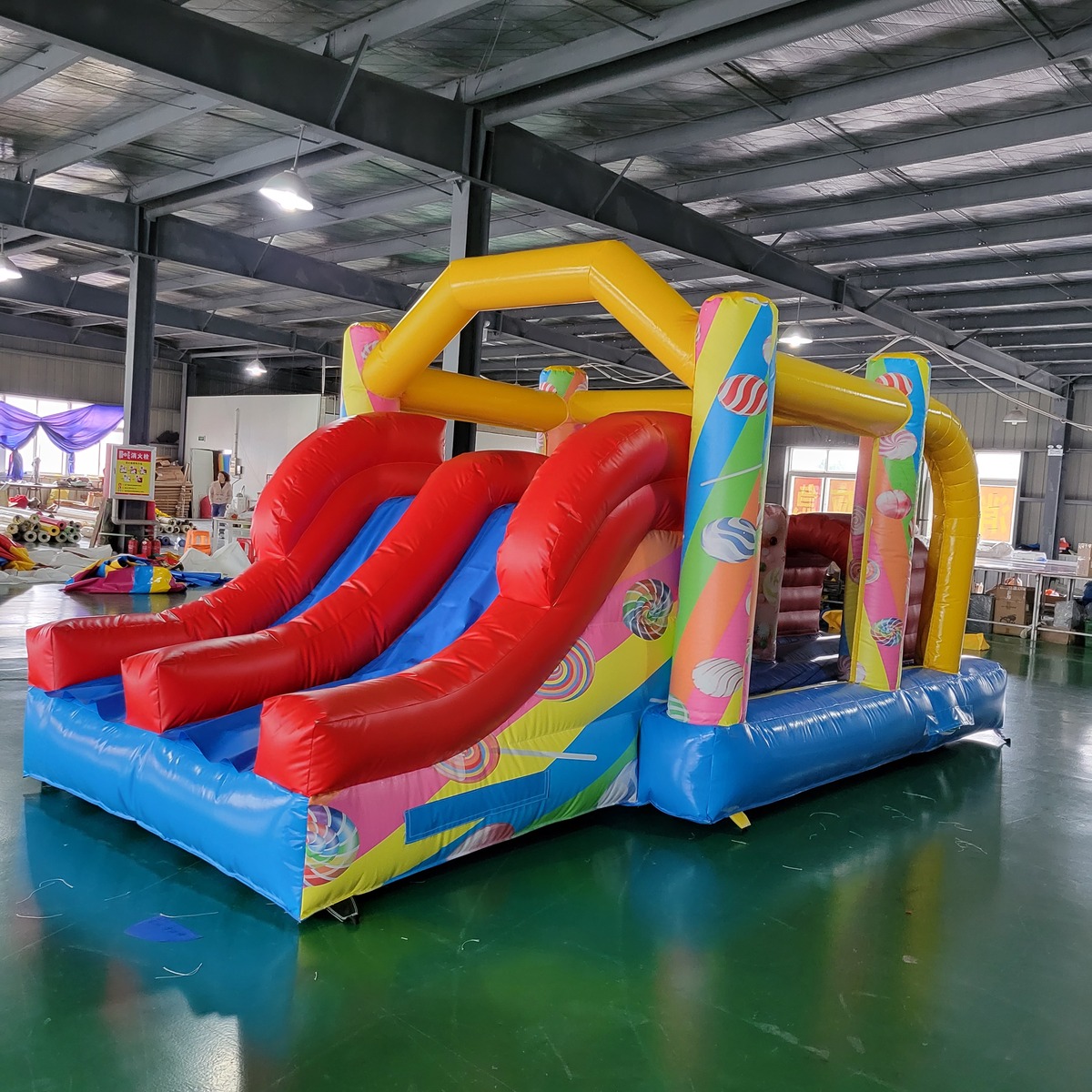 Castillo Inflable Comercial de - Kids Outdoor Trampoline reseña y precio