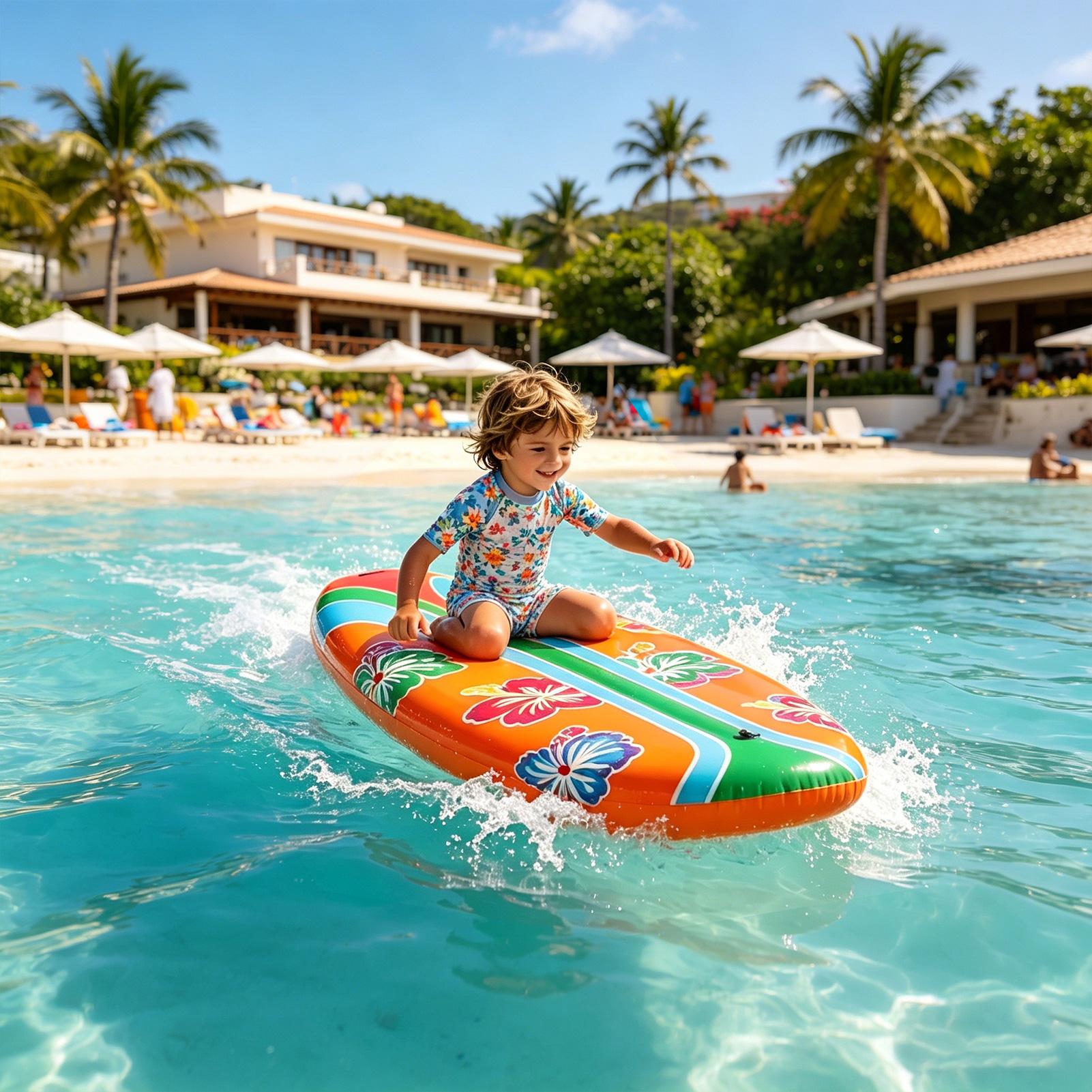 Tabla de surf inflable de 2 pi - Kids Outdoor Games reseña y precio