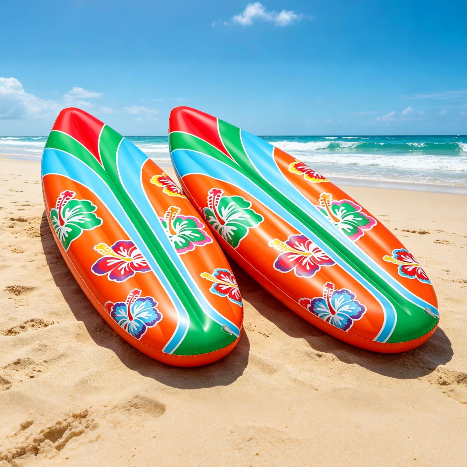 Tabla de surf inflable de 2 pi - Kids Outdoor Games reseña y precio