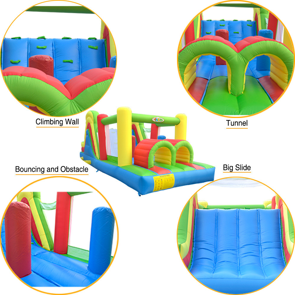 Castillo Inflable Colorido par - Kids Outdoor Jump House reseña y precio