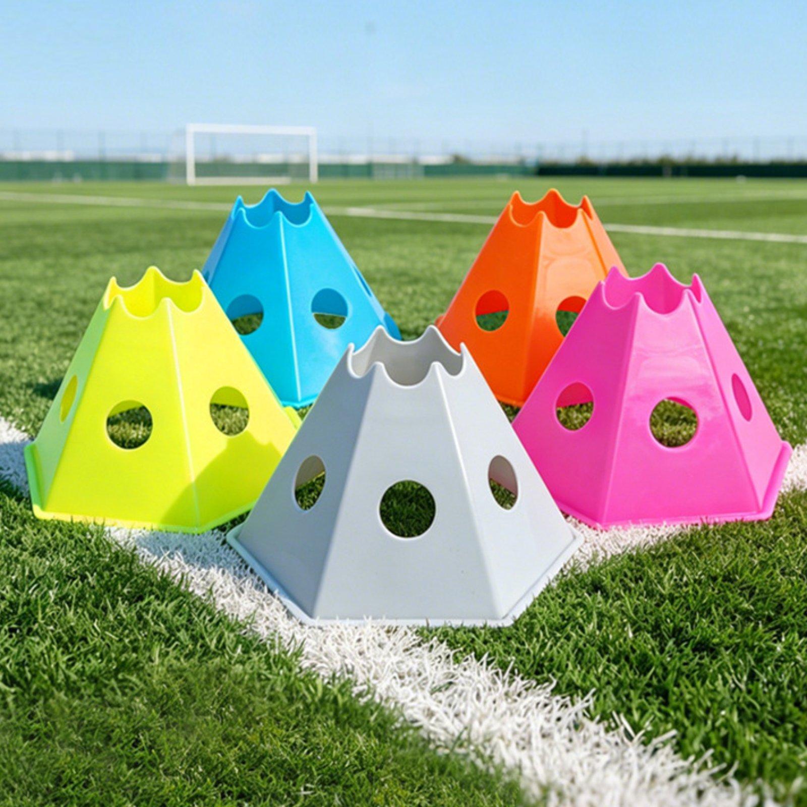 5 Conos de Fútbol para Entrena - Kids Outdoor Obstacle Course Equipment reseña y precio