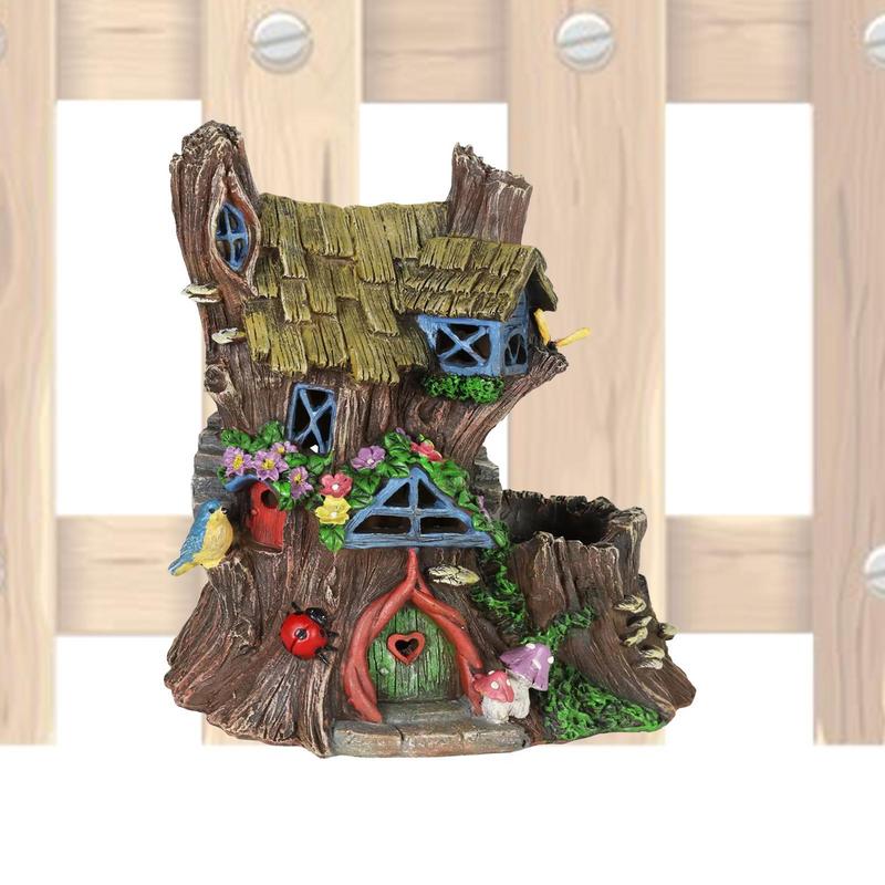 Decoración de caras de árbol p - Kids Outdoor Fairy Garden reseña y precio