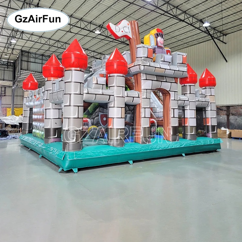 Castillo Inflable Comercial de - Kids Outdoor Obstacle Course Equipment reseña y precio