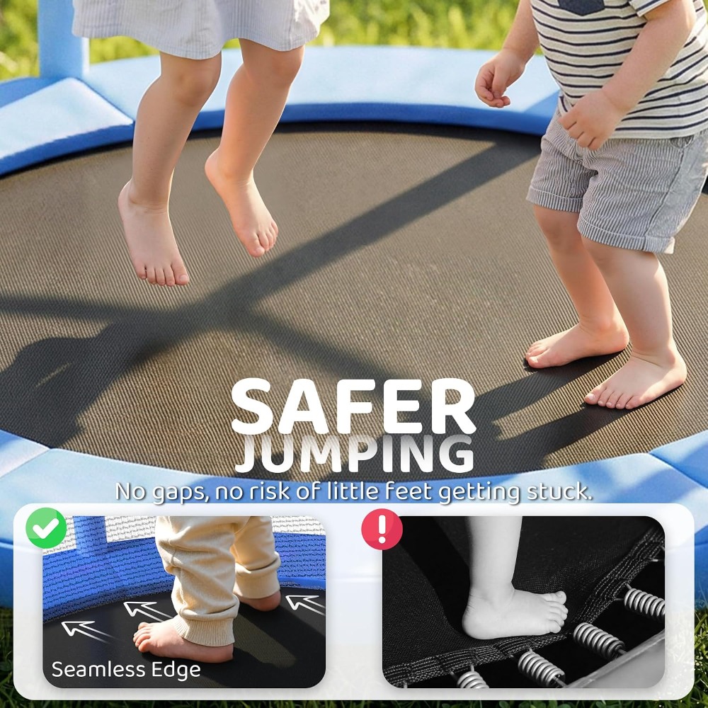Mini trampolín de 55 pulgadas  - Kids Outdoor Trampoline reseña y precio
