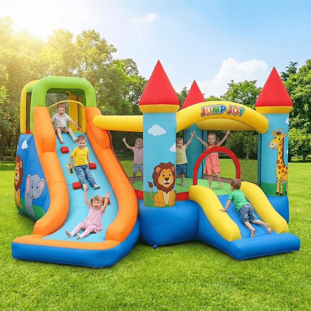 Combo de Tobogán Inflable Come - Kids Outdoor Jump House reseña y precio