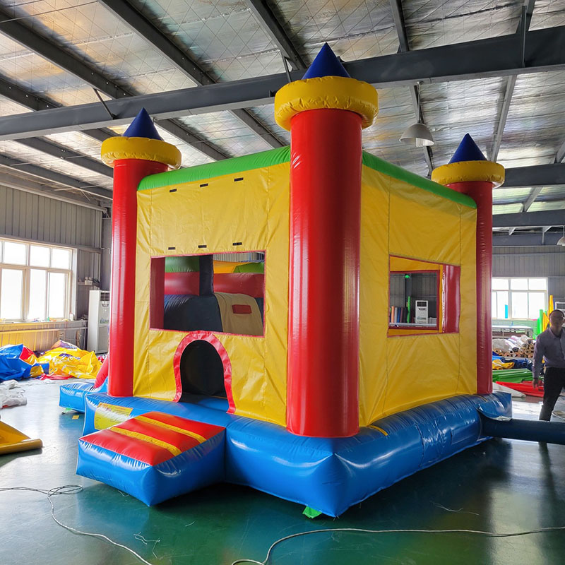Casa de rebote con tobogán, ca - Kids Outdoor Jump House reseña y precio
