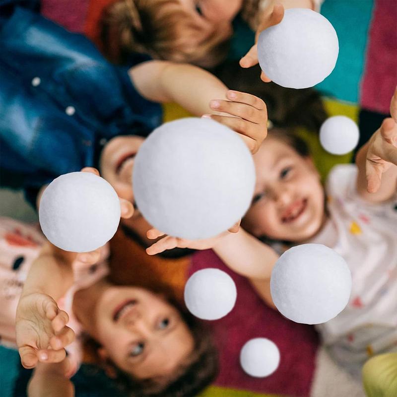 Bolas de nieve falsas suaves p - Kids Indoor Outdoor Games reseña y precio