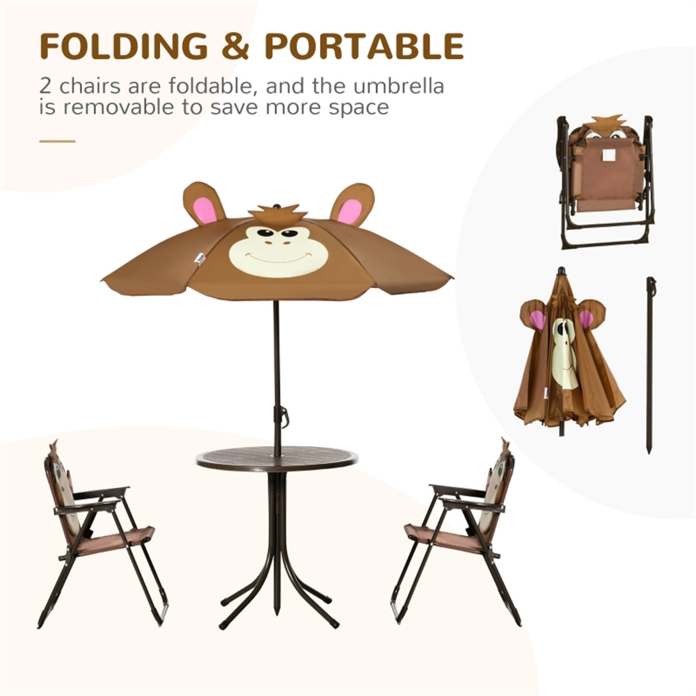 Juego de Mesa y Sillas Infanti - Kids Outdoor Dining Set reseña y precio