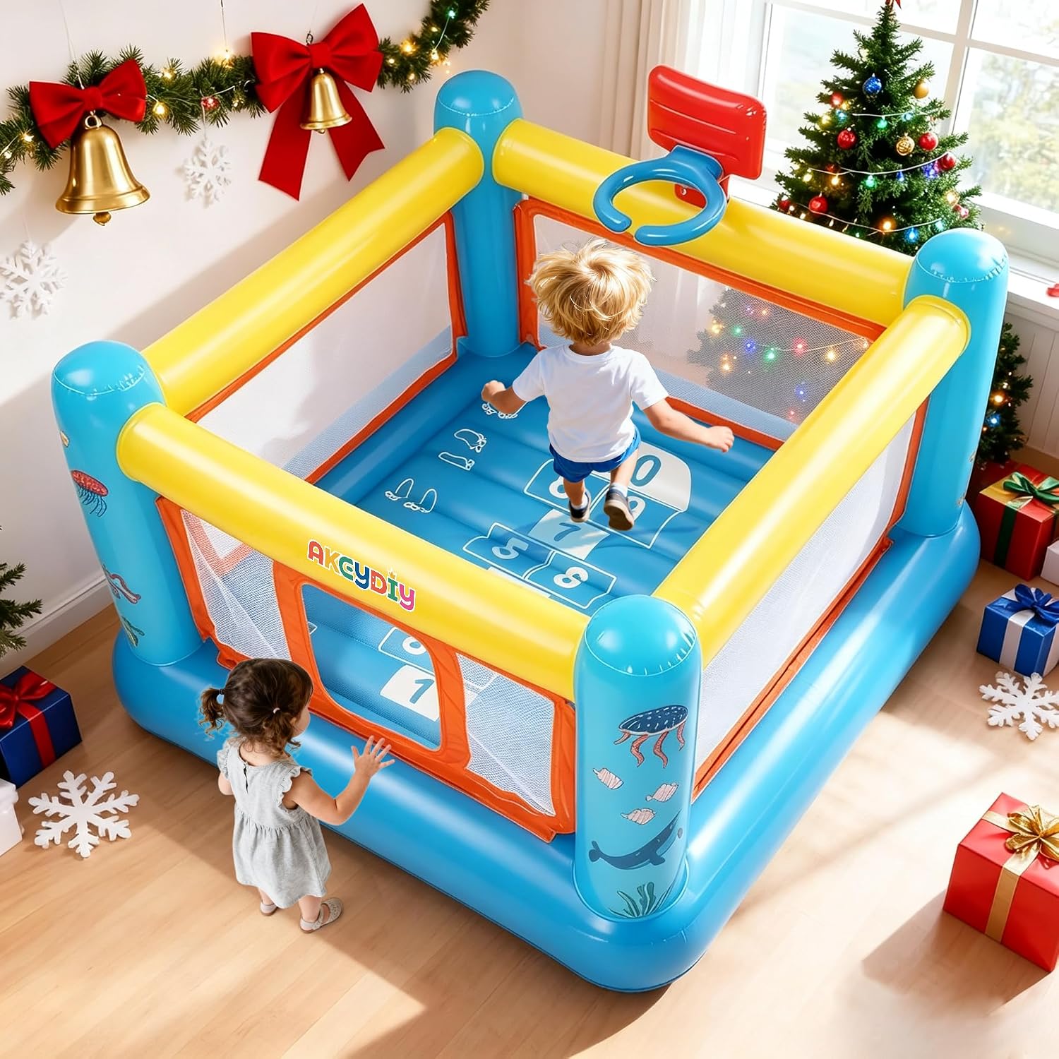 Casa de Brinco Inflable de PVC - Kids Outdoor Jump House reseña y precio