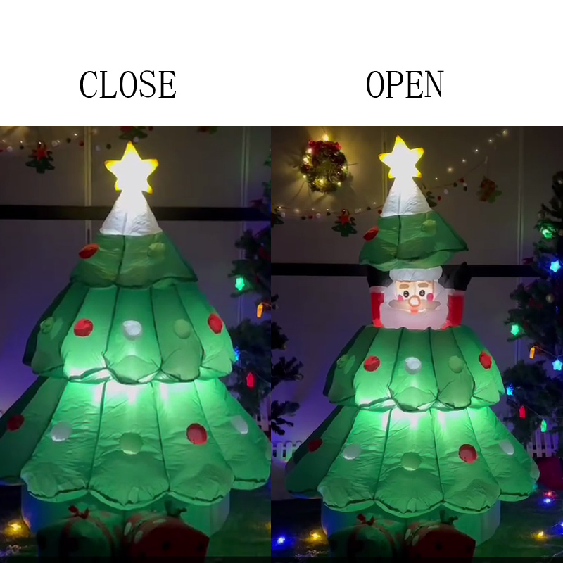 Árbol de Navidad inflable de 6 - Kids Outdoor Xmas Gifts reseña y precio
