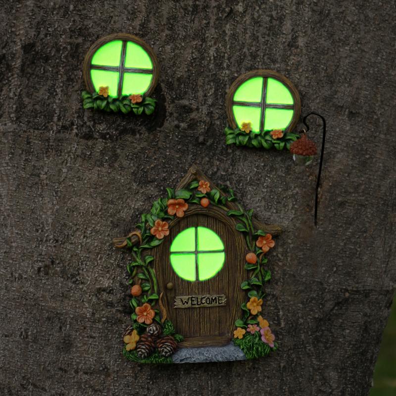 Juego de 5 Faroles de Puerta d - Kids Outdoor Fairy Garden reseña y precio