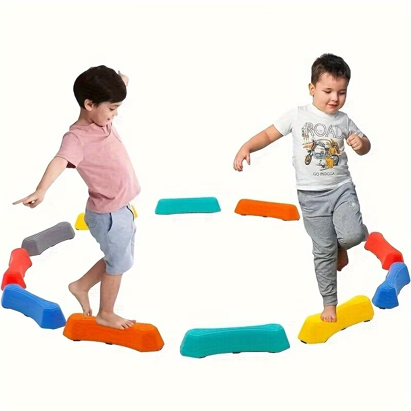 Juego de 6 Piedras de Equilibr - Kids Outdoor Obstacle Course Equipment reseña y precio