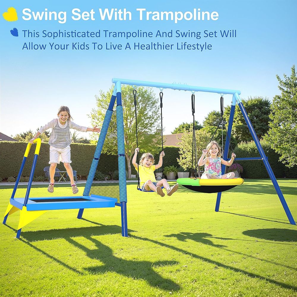 Columpio 3 en 1 para niños con - Kids Outdoor Zone reseña y precio