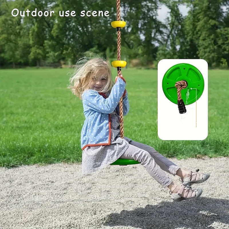 Columpio de Disco 3 en 1 para  - Kids Outdoor Yard Equipment reseña y precio