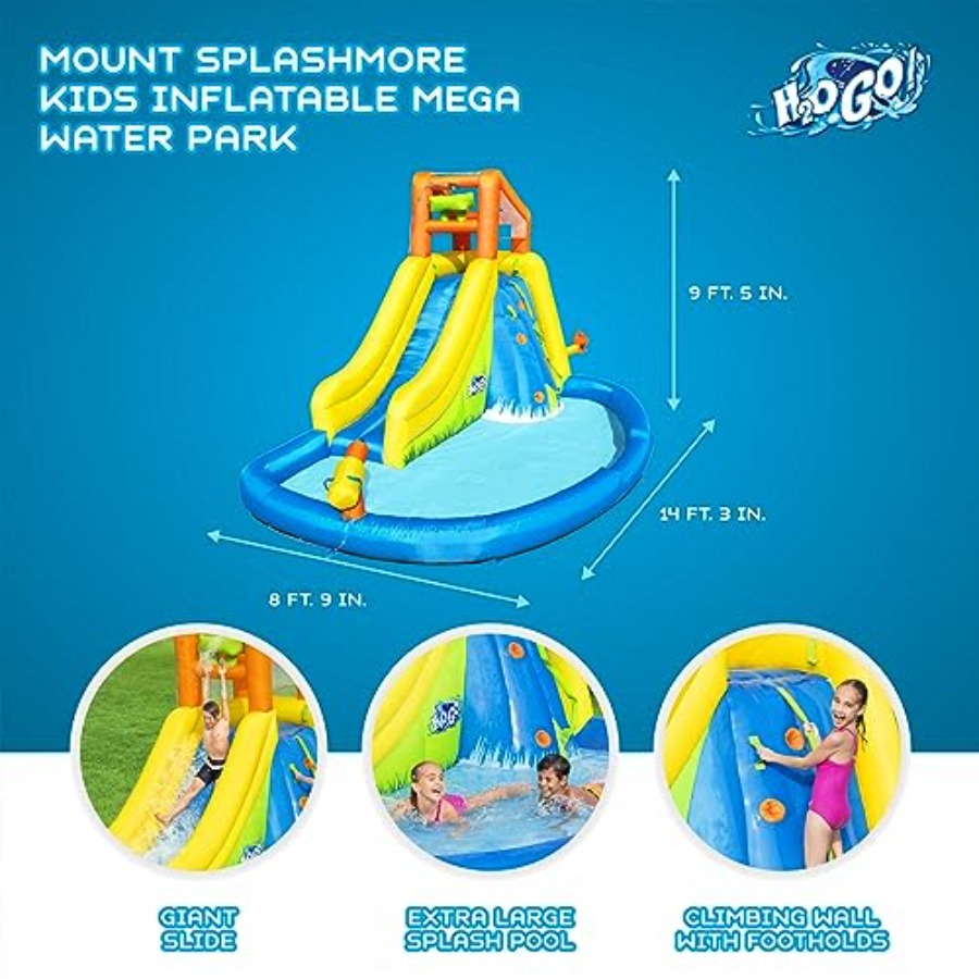 Tobogán acuático inflable para - Kids Outdoor Zone reseña y precio