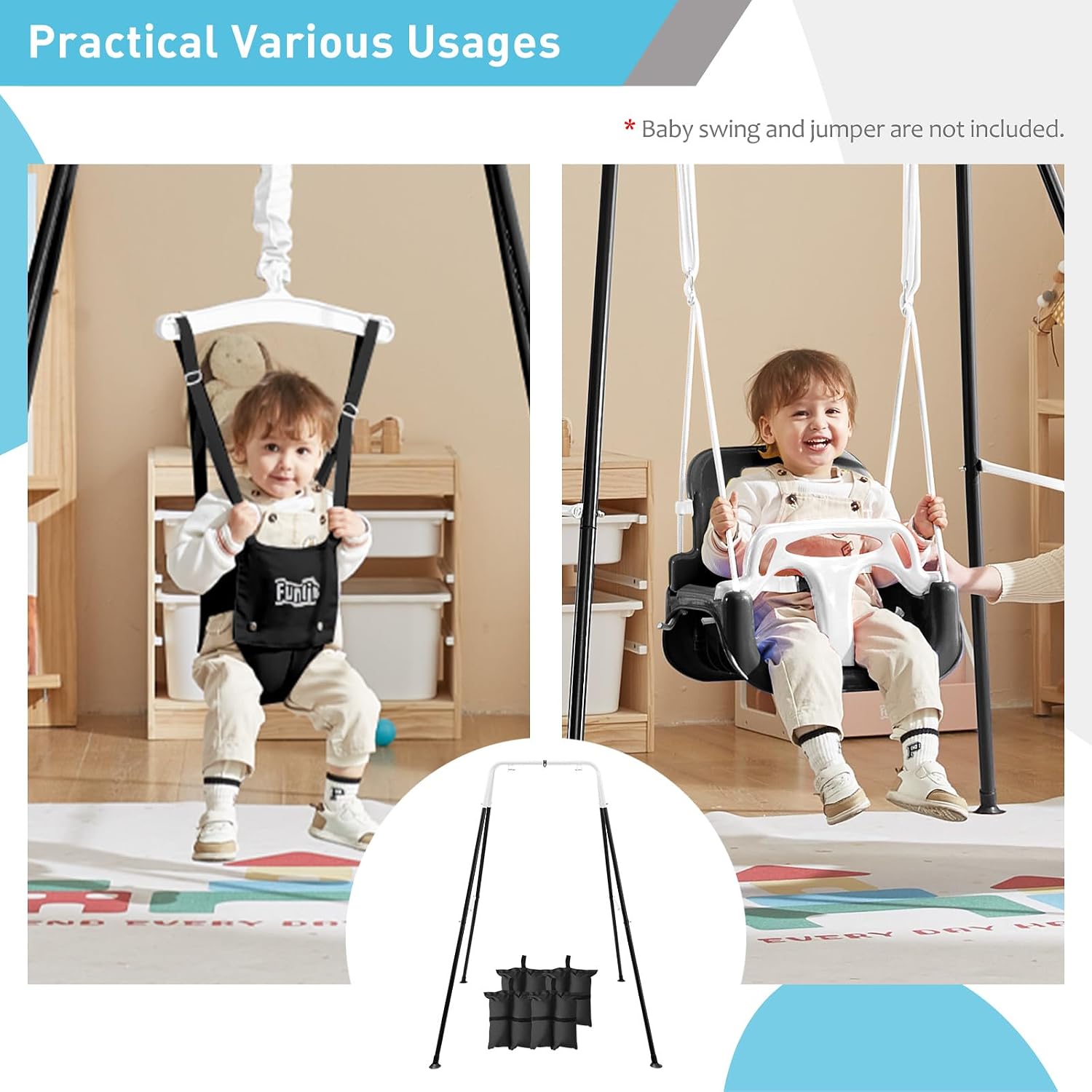 Soporte Plegable para Columpio - Kids Outdoor Hammock Chair reseña y precio