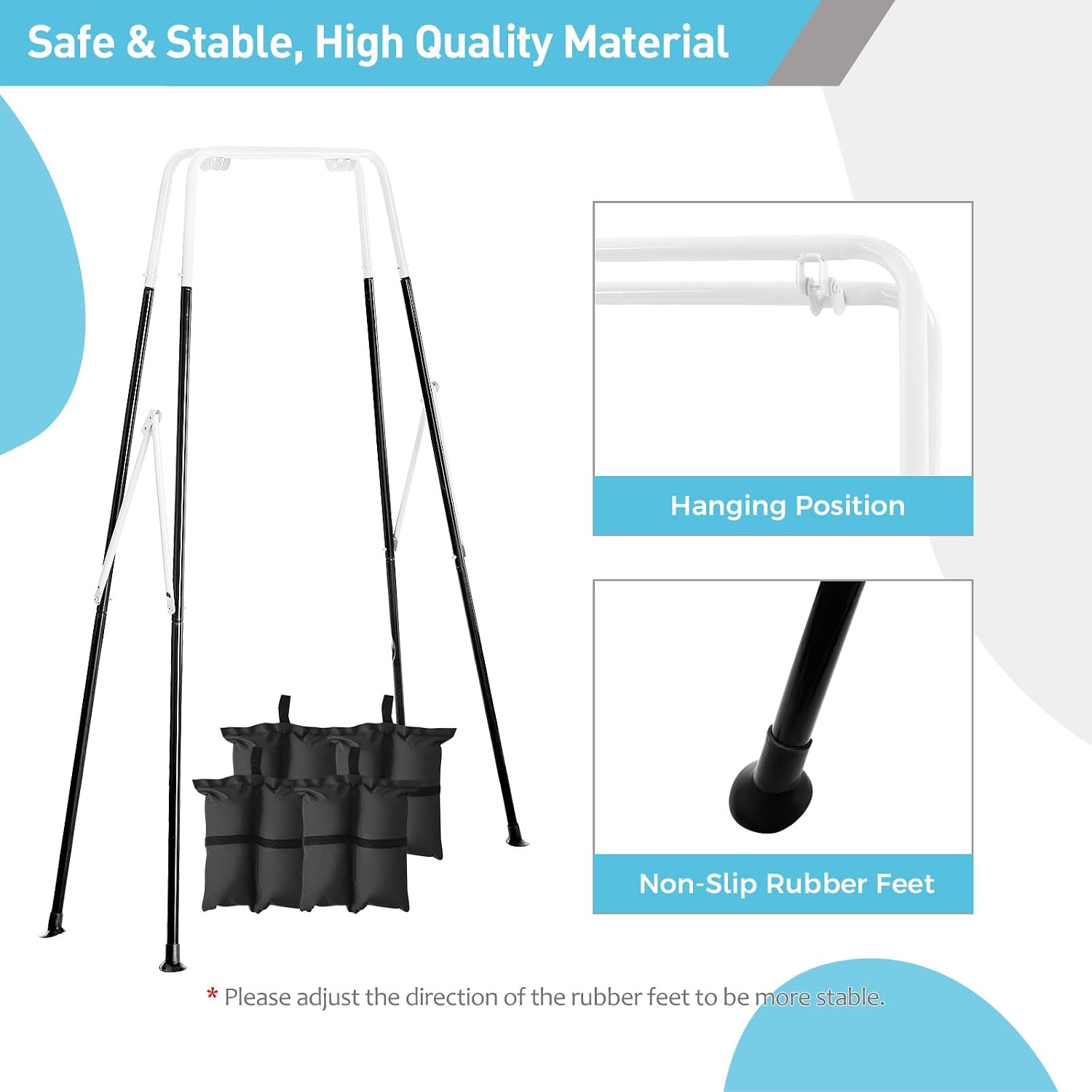 Soporte Plegable para Columpio - Kids Outdoor Hammock Chair reseña y precio
