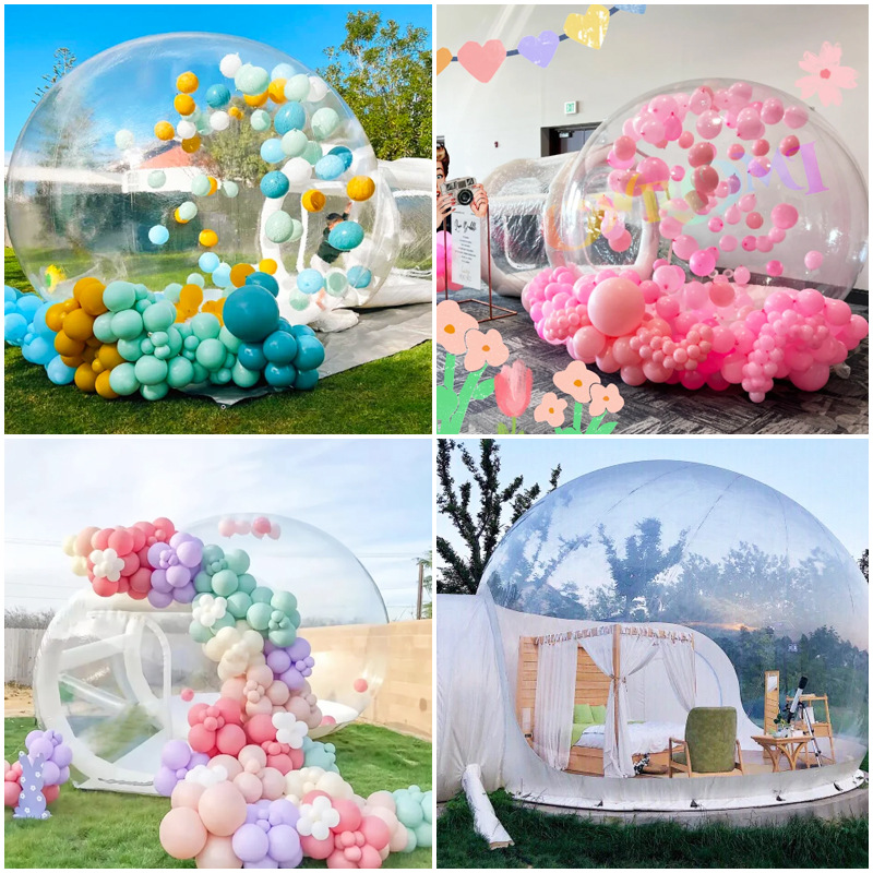 ​ Casa de burbujas inflable pa - Kids Outdoor Trampoline reseña y precio
