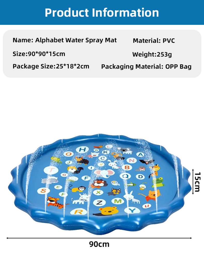 Alfombra Inflable de Agua con  - Kids Outdoor Mat reseña y precio