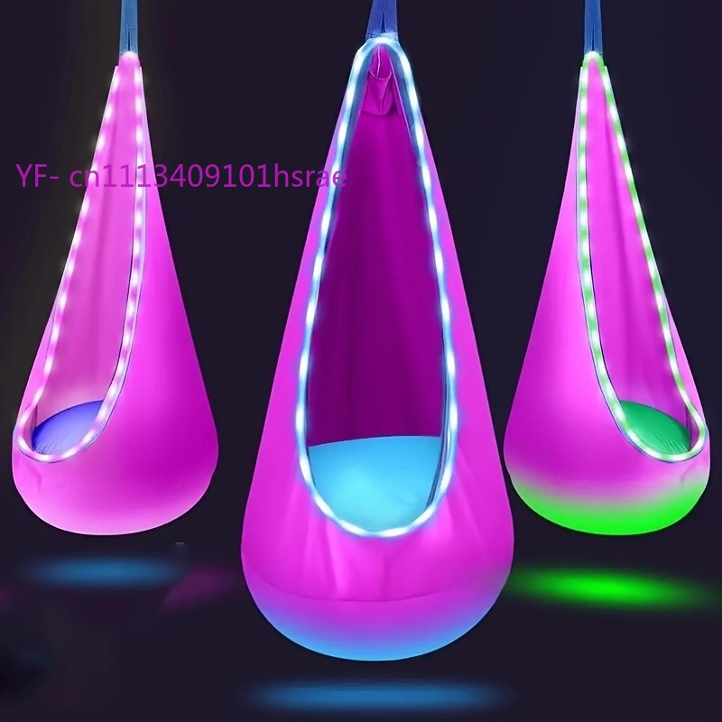 Hamaca Inflable LED Brillante, - Kids Outdoor Hammock Chair reseña y precio